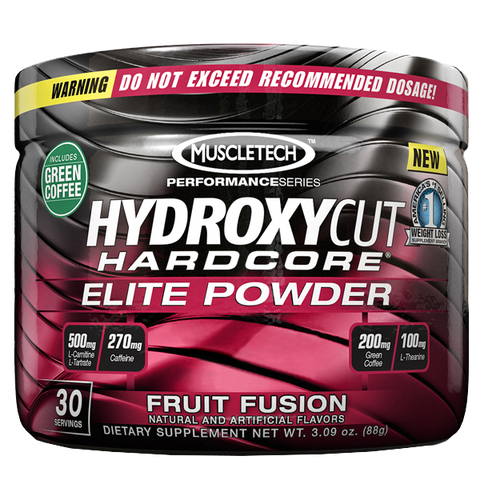 (MTECH) PERFORM HYDROXYCUT HARDCORE ELITE ELITE 30 SERVE FRUIT