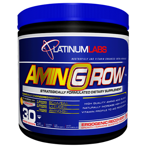 (PL) AMINOGROW 30 SERVE (330G) ORANGE