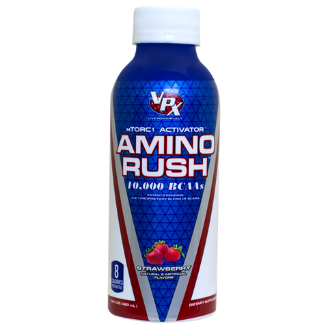 (VPX) AMINO RUSH RTD 480ML STRAWBERRY - 12 BOX