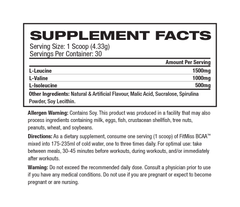 BCAA 3:1:2 Blue Raspberry