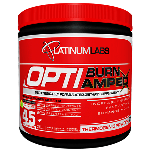 (PL) OPTIBURN AMPED 45 SERVE (360G) LEMON LIME