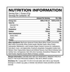 (GAN) MYOFUSION ADVANCED 4LB (1.8KG) STRAWBERRY