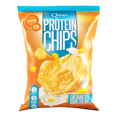 (QUEST) PROTEIN CHIPS CHEDDAR AND SOUR CREAM