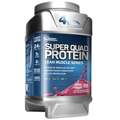 (IA) SUPER QUAD PROTEIN 4LB (1.8KG) STRAWBERRY