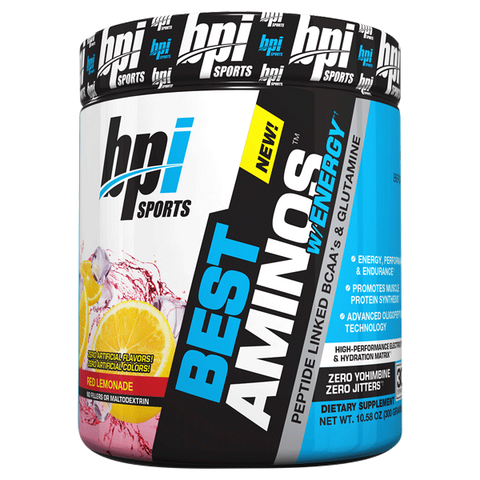 (BPI) BEST AMINO W/ENERGY 30 SRV RED LEMONADE