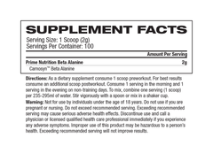 (PN) B-ALANINE 100 SERVE