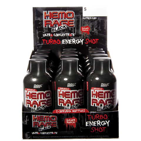 (NU) HEMO-RAGE TURBO ENERGY SHOT S PUNCH-12x118ML