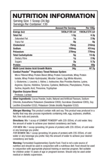 (MP) COMBAT 10LB (4.54KG) COOKIES N CREAM