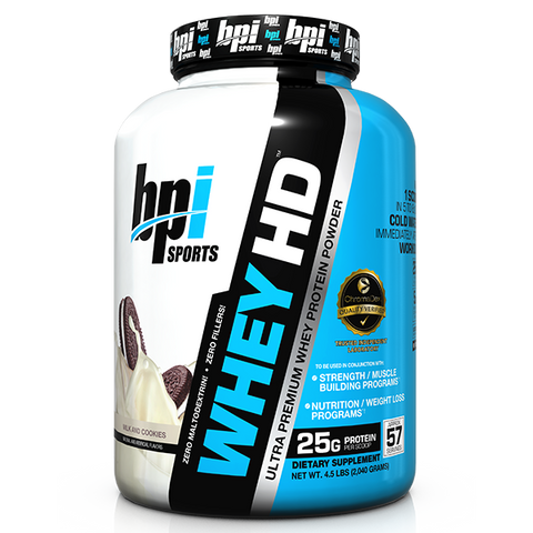 (BPI) WHEY HD 4.5LB (2.04KG) MILK & COOKIES