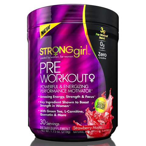 (SG) STRONG GIRL PRE 30 SERVES STRAWBERRY