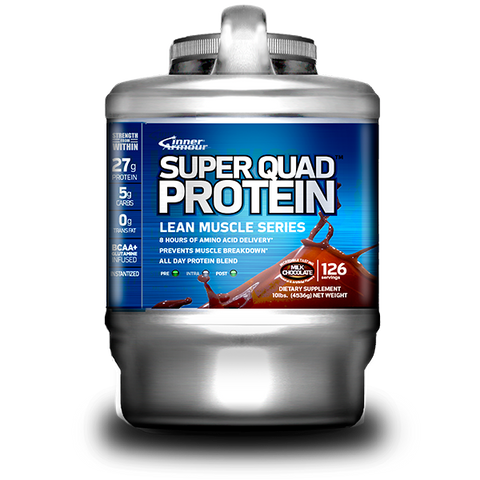 (IA) SUPER QUAD PROTEIN 10LB (4.54KG) CHOCOLATE