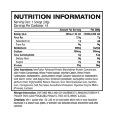 (GAN) MYOFUSION ADVANCED 4LB (1.8KG) P/BUT COOKIE