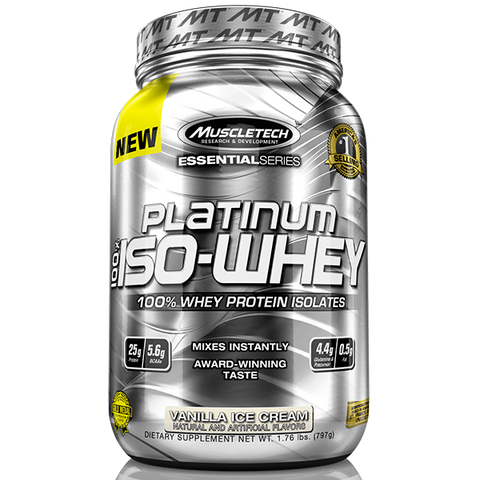 (MTECH) PLATINUM 100% ISO WHEY 1.8LB (818G) VAN