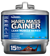 (IA) HARD MASS GAINER JAR 15LB (6.8KG) FRESH STRAW