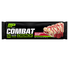 (MP) COMBAT CRUNCH BAR 63G WHITE CHOC RASP