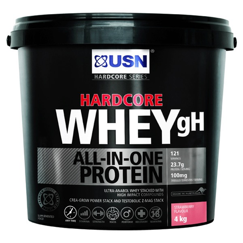 (USN) HARDCORE WHEY 4KG STRAWBERRY