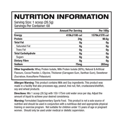 (IA) 100% ISOLATE ZERO 4LB (1.8KG) CHCOLATE