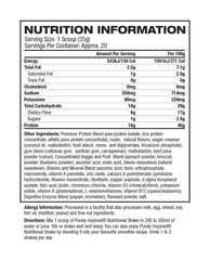 (PI) PLANT BASED PROTEIN 1.5LB MIXED BERRY